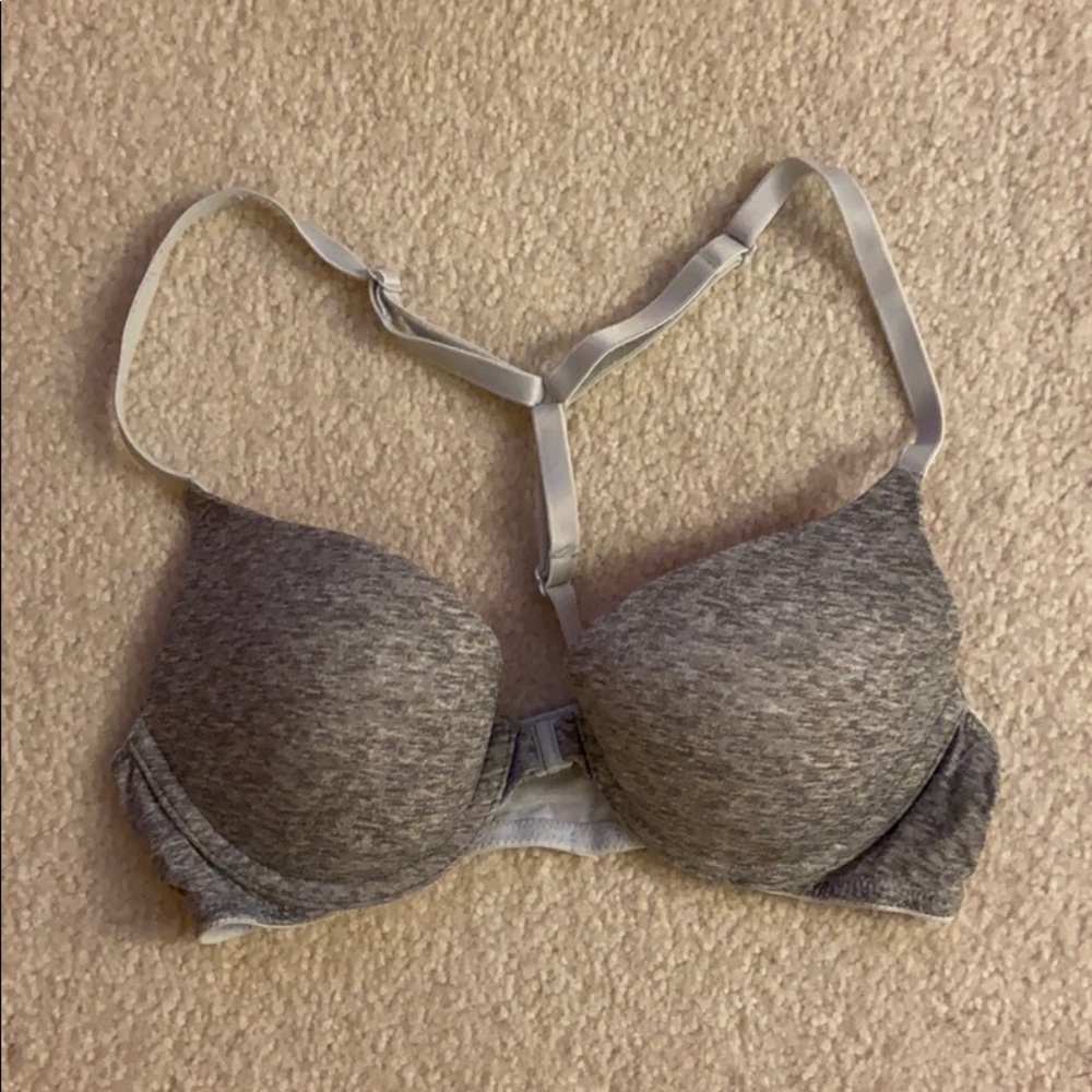 Vs Pink bra front clasp push up adjustable straps